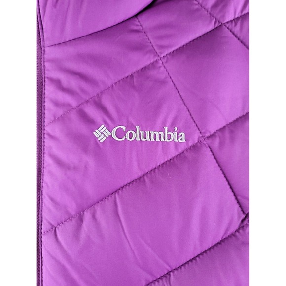COLUMBIA Heavenly Omni-Heat Hooded Jacket Women's Medium Purple NWT - Picture 7 of 13